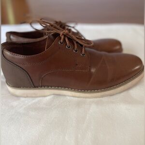 Perry Ellis Tams Brown Oxfords, 9 1/2